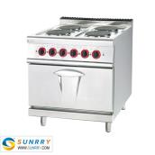 Electric Range With 4-Burner and Oven