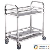 Stainless Steel Kettle Cart