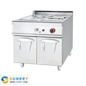 Stainless Steel Gas Bain Marie With Cabinet