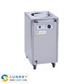 Single-head Stainless Steel Electric Plate Warmer Cart Commercial Hotel  insulation plate