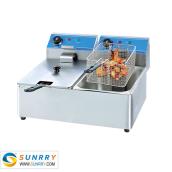 Counter Top Electric 2-Tank Fryer