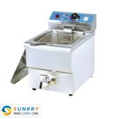 Counter Top Electric 1-Tank Fryer with Safety Oil Valve