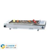 Electric smokeless barbecue oven