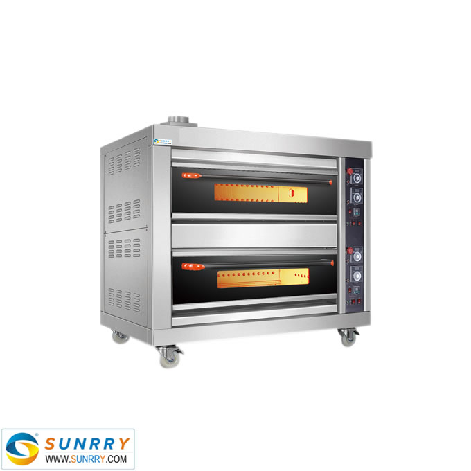 Gas Deck Oven With Glass Door