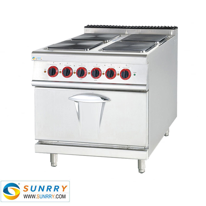 4 burner commercial electric stove
