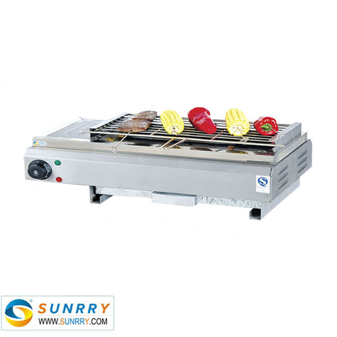 Electric smokeless barbecue oven