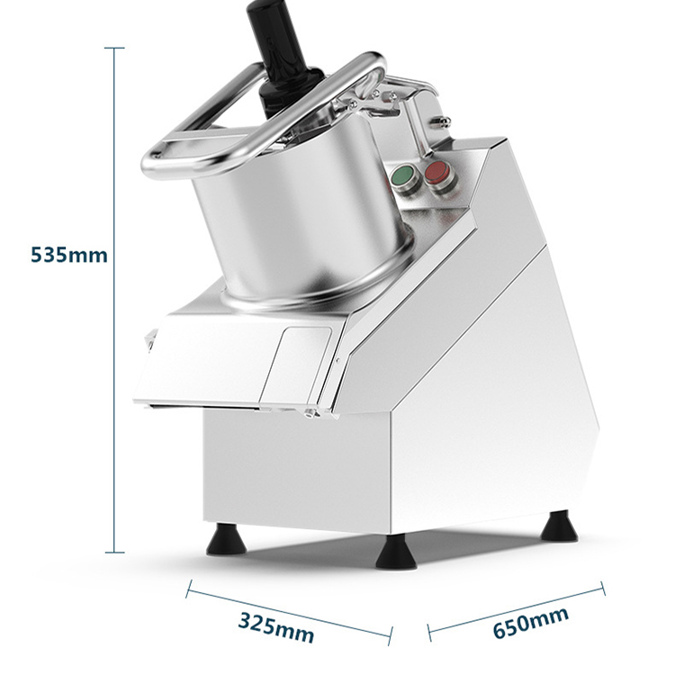 750W Small Electric Vegetables Cutting Machine Multifunctional Commercial Vegetable Cutter Machine