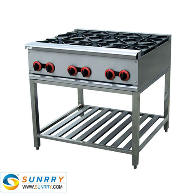 Freestanding Gas Range with 6 burners